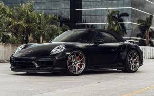 Porsche 911 Turbo S Cabriolet by MC Customs on AG Wheels 2018 года